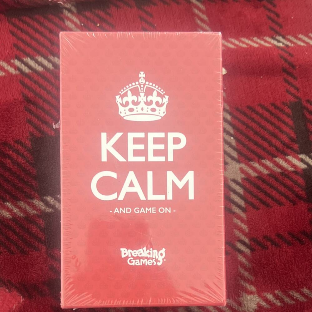 Breaking Games Keep Calm Strategy Complete Card Game